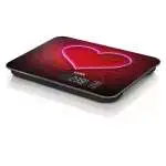 Bilancia cucina Laica Cuore rosso Vetro temperato