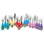 Set posate infanzia Nuby NV0501003 Set posate inox (UN PEZZO SINGOLO COLORE MISTO)