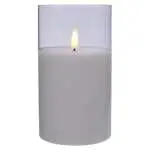 4x Candela led Kaemingk 485348 con vetro