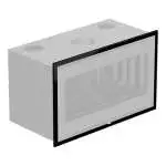 Cornice caminetto Nordica Kit cornice 6016861 Nero