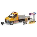 Mezzo stradale Bruder 02677 Mercedes Sprinter veicolo comunale con con