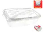 Heidrun contenitore da cucina Set di contenitori universali 0,9 L Trasparente x 3 contenitori