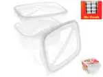 Heidrun contenitore da cucina Set di contenitori universali 1,2 L  Trasparente