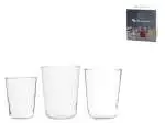 Pasabahce bicchiere per acqua Trasparente 18 pz Composto da 6 bicchieri cc 120, 6 bicchieri cc 200 e 6 bicchieri cc 250