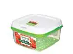 2x Sistema FreshWorks Quadrato Scatole 2,6 L Verde, Trasparente, Bianco 1 pz