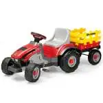Trattore Peg Perego CD0529 Mini Tony Tigre Multicolore rosso e grigio