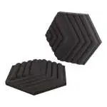 2 Corsair Set Pannello acustico fonoassorbente montabile a parete