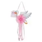 Fiocco nascita Baby Idea CI IR cicogna intermedia Rosa