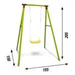Altalena New Plast AG1272 1 Posto Verde