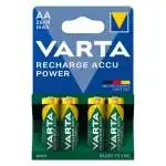4x Batteria Varta Rech.Accu Power AA 2600mAh Blister 4