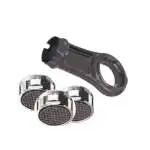 Rompigetto rubinetto Idro Bric 001085 Set 3 Cromato Lucido