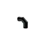 SAVE Fumisteria Plus Gomito per canna fumaria Nero  Ø8cm