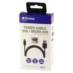 Xtreme cavo USB 3 m USB 2.0 USB A Micro-USB B Nero