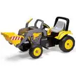 Trattore Peg Perego Maxi Excavator, modello CD0552, a pedali, per giochi all'aperto