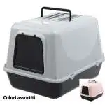 Vaschetta lettiera Ferplast Prima Box, modello 72053799EL, chiusa, colori Assortiti, per igiene dei gatti