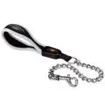 Guinzaglio Ferplast Ergocomfort Metal, modello 75477017, in Grigio e Nero, per passeggiate confortevoli