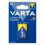 4x batteria alcalina 9V LongLife Power Varta
