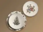 2x Servizio tavola 18 pezzi H&H Christmas Carol in stoneware