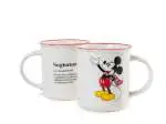 6x Tazze Home Mickey e Minnie Xmas 330cc in porcellana
