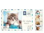 12x Tovagliette Natale H&H Cats&Dogs 45x30 cm in polipropilene