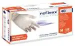 2x Guanti 100 Pezzi  Lattice Reflexx M Con Polvere 40 Made In Italy