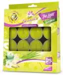 4x Candele Citronella Scaldavivande 25 Pezzi  Setablu 40603 Made In Italy