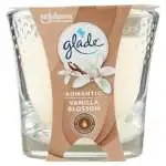 4x Candela Bicchiere Glade Vaniglia Made In Italy