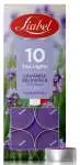 4x Candela Scaldavivande Liabel 10 Pezzi  Lavanda Selvatica Made In Italy