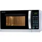 Sharp Home Appliances R-642INW Superficie piana Microonde combinato 20 L 800 W Nero