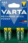 4x Batterie Varta Rech.Accu Power AAA 1000mAh BLI 4