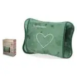 Scaldino elettrico Frescura modello 152869 SCALDACUORE Luxury, colore verde, calore personale con stile unico