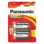 4x Batterie C marca Panasonic modello LR14/C Alkaline