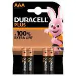 4x 4 Pile Duracell Plus 100 Aaa B4