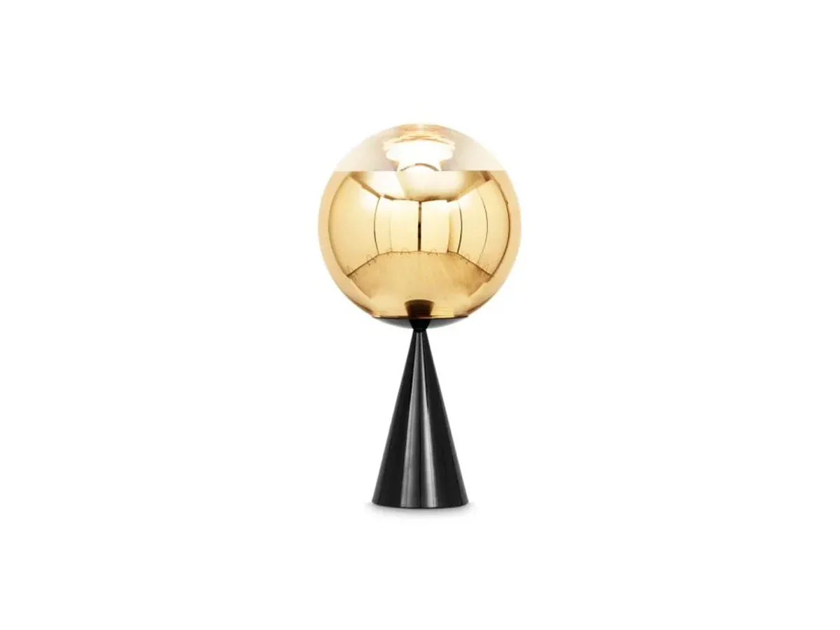 Tom Dixon Mirror Ball Cone Fat Lampada da Tavolo