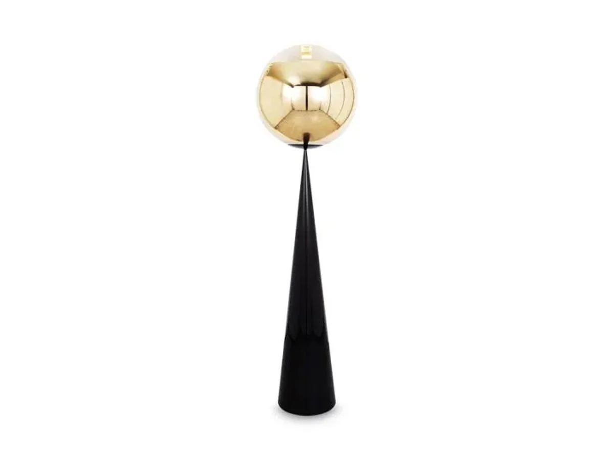 Tom Dixon Mirror Ball Cone Fat Lampada da Terra