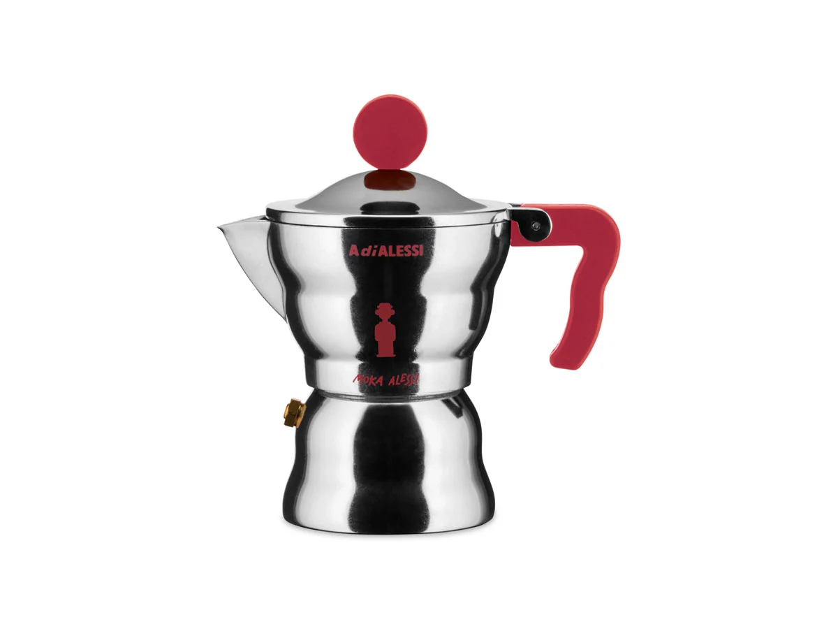 Alessi Moka Alessi 1 Tazza - Rosso