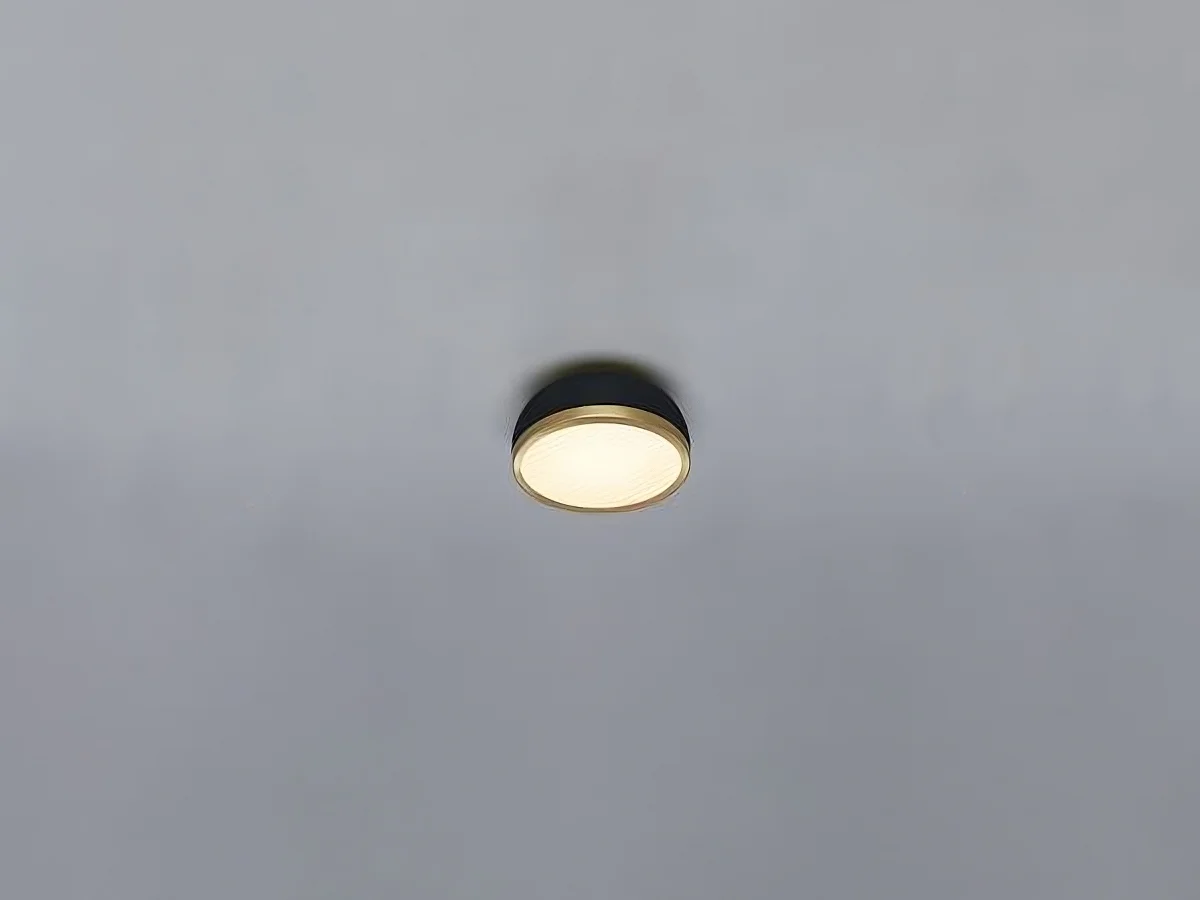 Tooy Molly 556.72 Lampada da Parete/Soffitto - Nero/Ottone Spazzolato