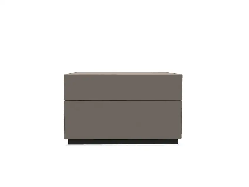 Molteni&C 606 Comodino - Tortora / Castagno scuro