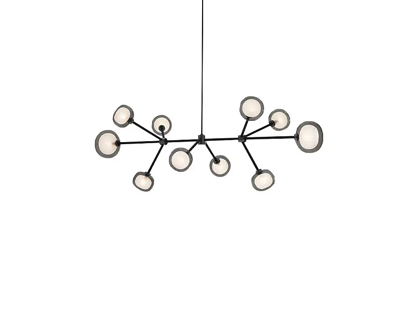 Tooy Nabila 552.10 Lampadario Vetro Fumé - US 110V