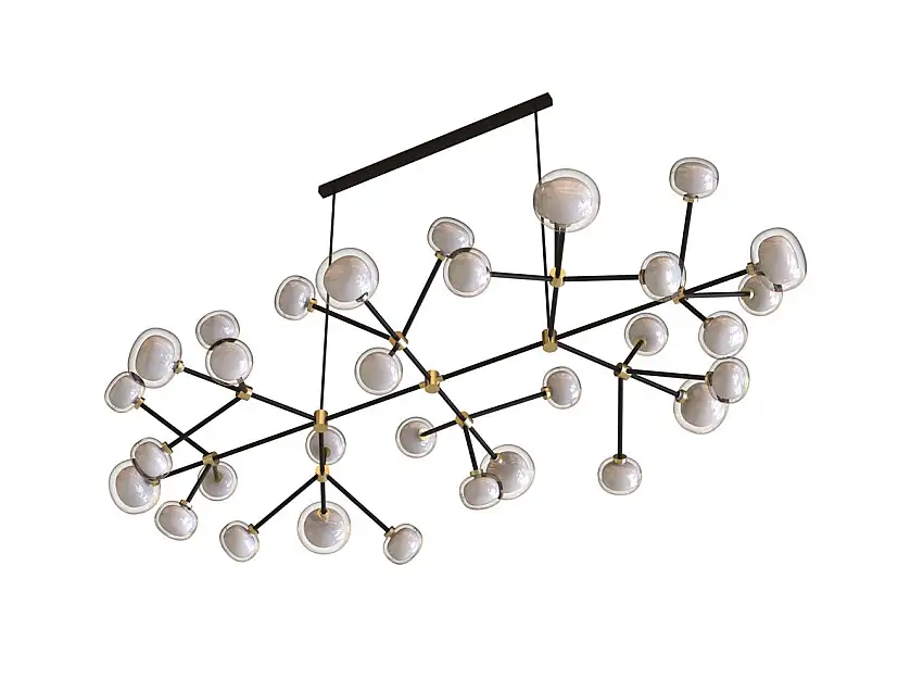 Tooy Nabila 552.32 Flat Lampadario - Vetro Trasparente