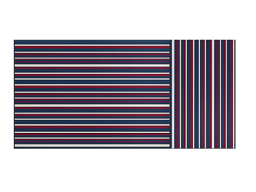 Talenti Nalu Tappeto 200 x 300 cm - Rosso / Blu
