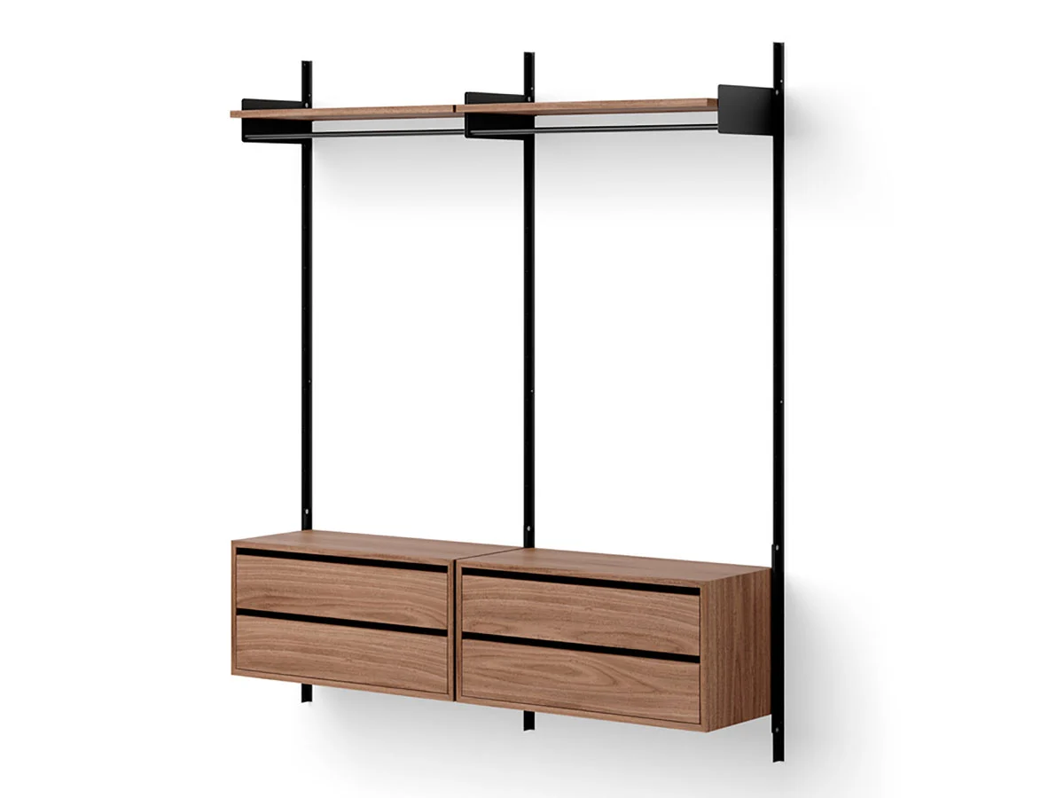 New Works New Works Shelf Guardaroba con Cassetti - L. 164 cm