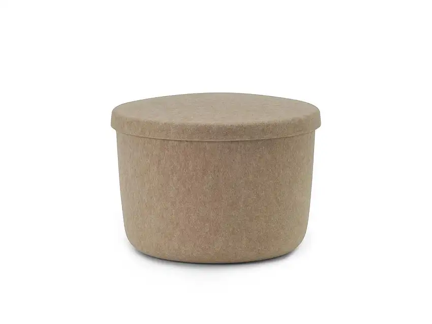 Normann Copenhagen Hide Storage Pouf  - Piccolo
