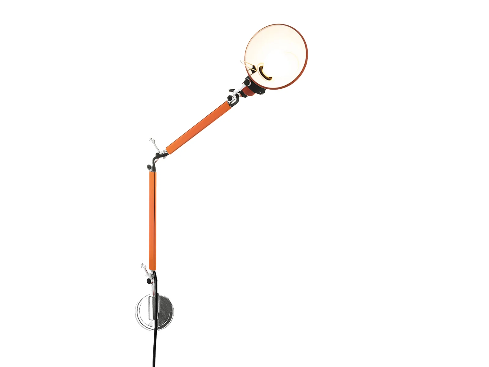 Artemide Tolomeo Micro Lampada da Parete Arancione
