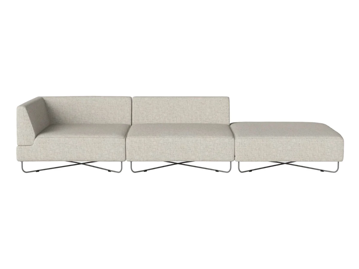 Bolia Orlando Divano - 2 Sedute con Pouf