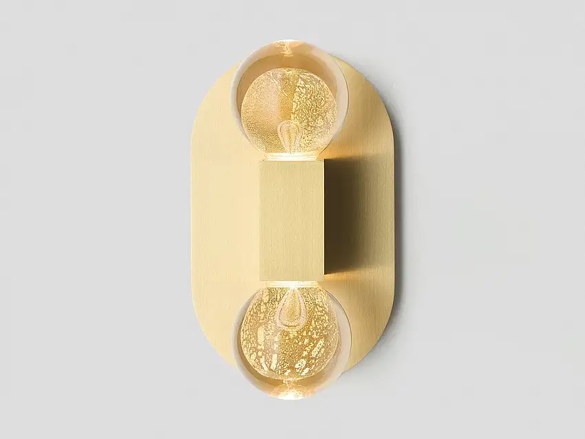 Articolo Studios Oro Double Lampada da Parete