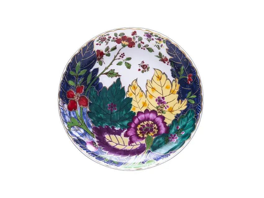 Geminiano Cozzi Venezia 1765 Foglie De Tabaco Piatto Pane/Burro Ø 15 cm