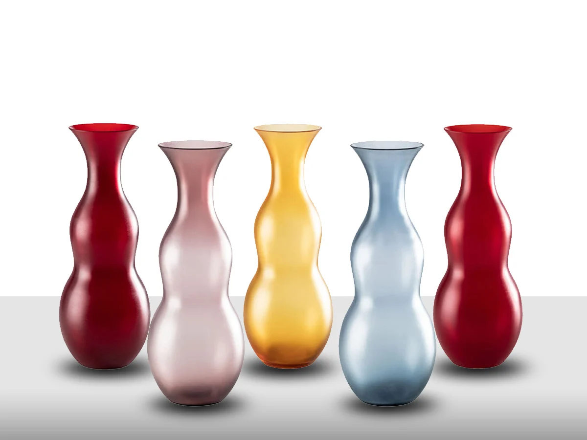 Venini Pigmenti 516.85 Vaso Soffiato Velato