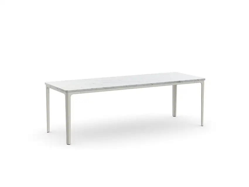 Vitra Plate Tavolino L. 113 - Bianco / Carrara