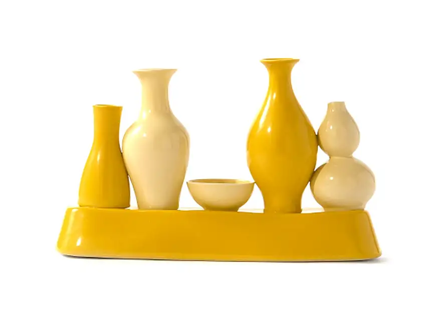Pols Potten Shanghai Vaso - Giallo